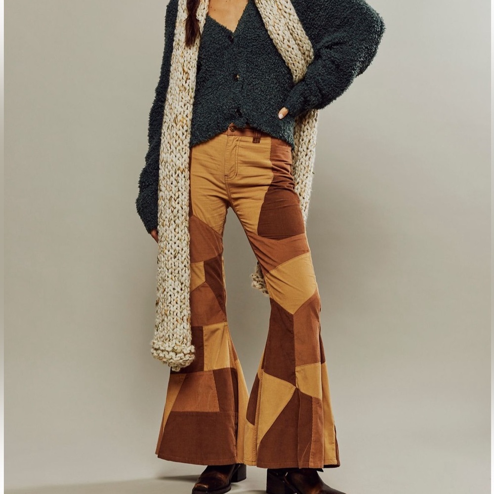 Patchwork Flare Cords!!